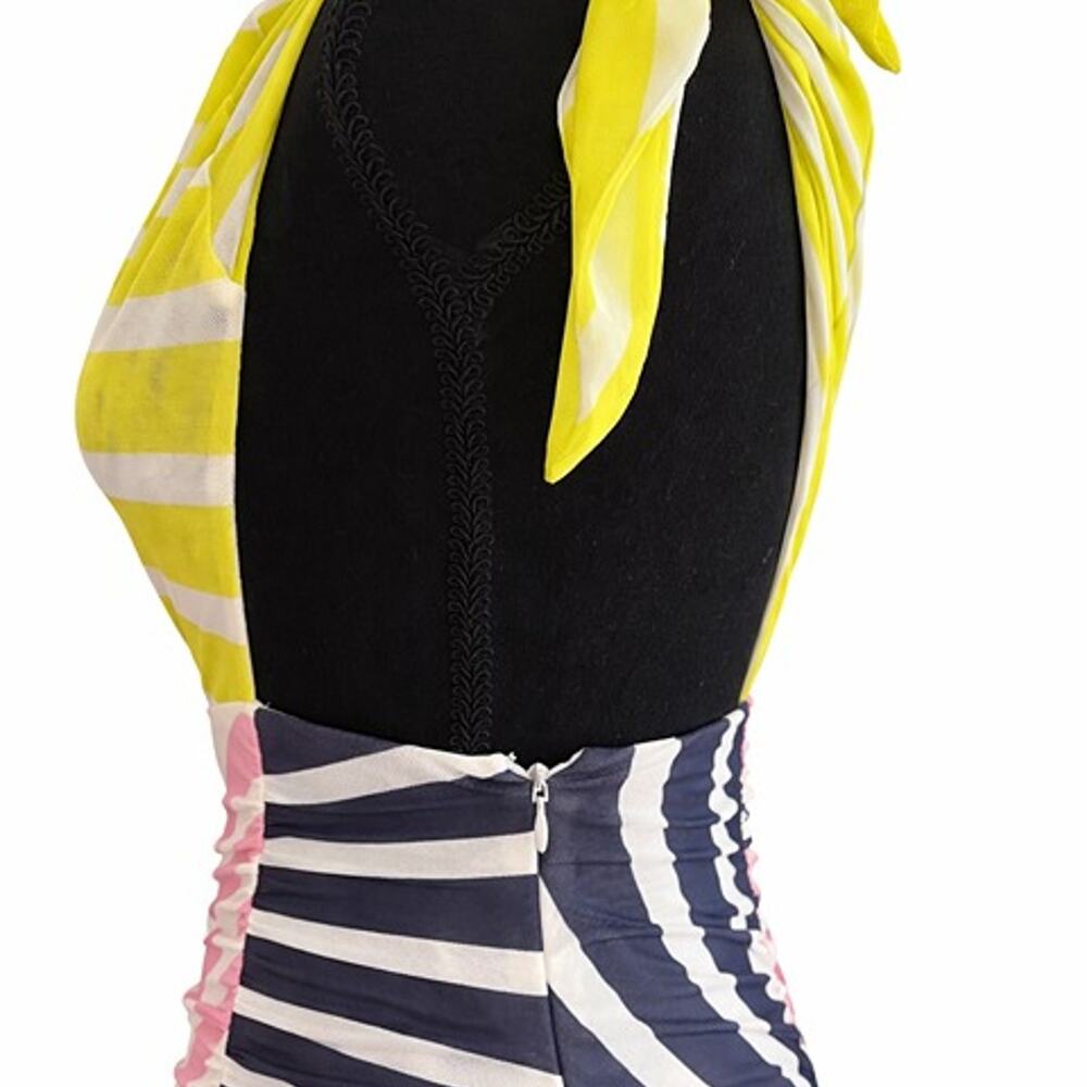 NWT STAUD colorful party dress - Picture 6 of 8